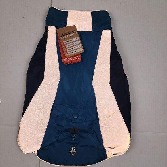 Arcadia Trail 3 in 1 Dog Jacket Rain Coat Pet Multiwear Removable Sherpa Fleece - Picture 9 of 16